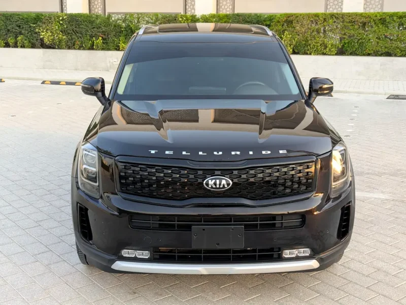 2020 Kia Telluride EX 6 Cylinders Petrol Engine Black Tan SUV GCC Specs Excellent Condition