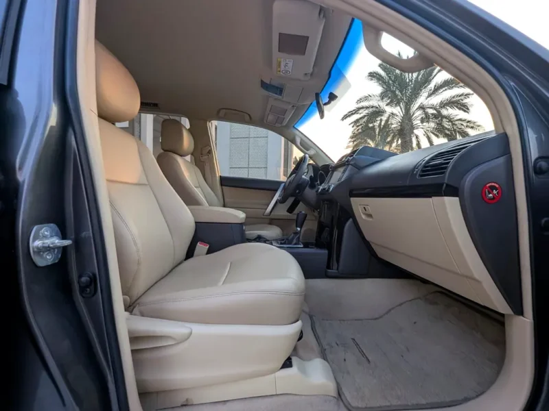 2015 Toyota Prado 4.0L 6 Cylinders Petrol Engine Grey Beige SUV GCC Specs Excellent Condition