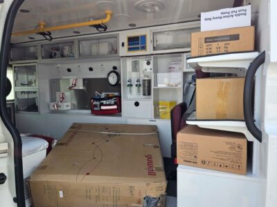 2026 Toyota HIACE HIGHROOF AMBULANCE GL 2.8L DIESEL Engine V4 White Grey Van GCC