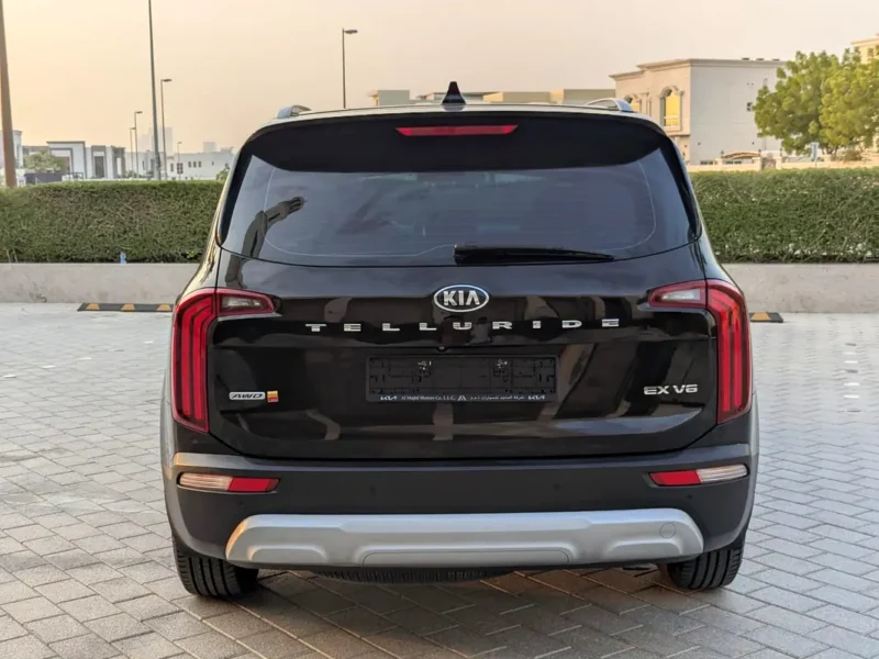 2020 Kia Telluride EX 6 Cylinders Petrol Engine Black Tan SUV GCC Specs Excellent Condition