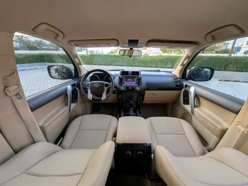 2015 Toyota Prado 4.0L 6 Cylinders Petrol Engine Grey Beige SUV GCC Specs Excellent Condition