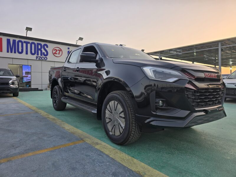 2027 ISUZU D-MAX GT 3.0 Litres TURBO DIESEL 4 Cylinders Engine Black Pickup Truck GCC