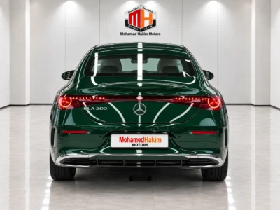 2027 MERCEDES-BENZ CLA 200 AMG 1.3L 4 Cylinders Petrol Engine Green Black Sedan GCC