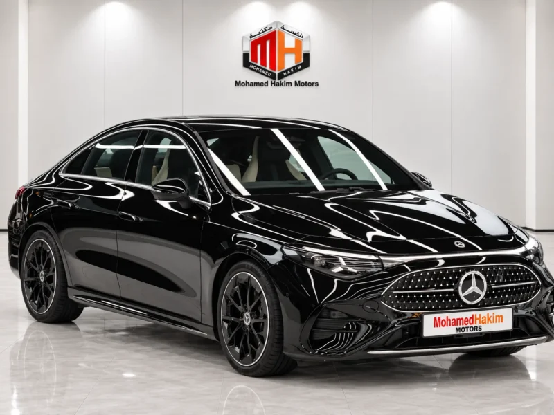2027 MERCEDES-BENZ CLA 200 AMG 1.3L 4 Cylinders Petrol Engine Black Sedan GCC Specs