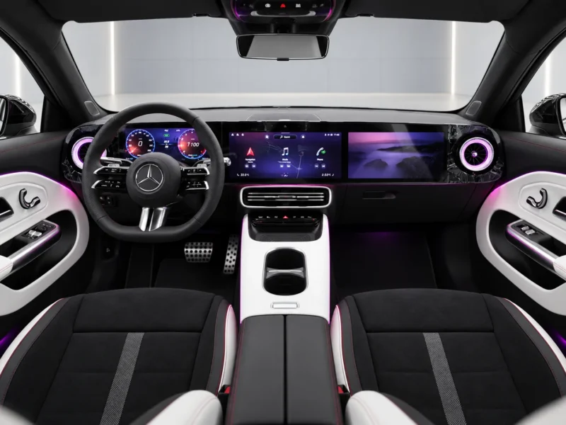 2027 MERCEDES-BENZ CLA 200 AMG 1.3L 4 Cylinders Petrol Engine Black Sedan GCC Specs