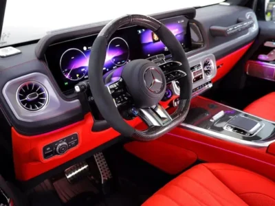 2027 MERCEDES-BENZ AMG G63 MANUFAKTUR EDITION 4.0L V8 Engine 4WD Black Red SUV