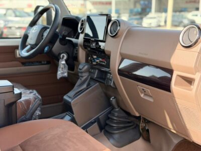 2026 Toyota Land Cruiser LC79 4.0 Litres 6 Cylinders Petrol Engine White Brown Pickup Truck