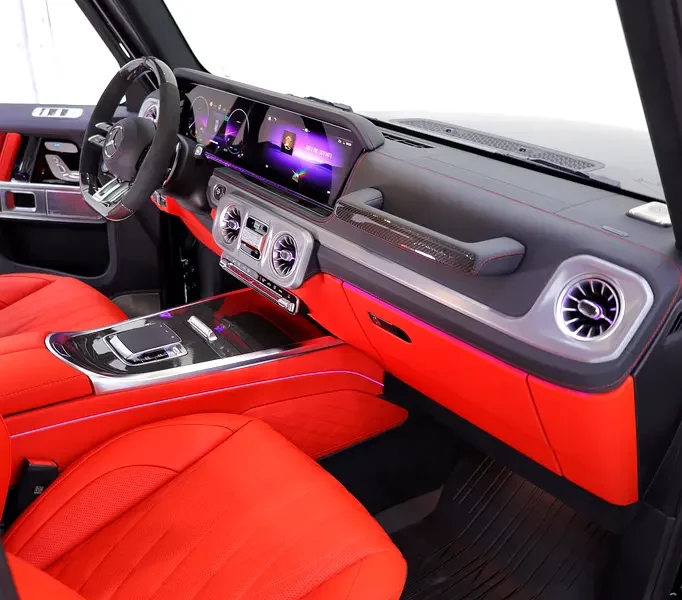 2027 Mercedes-Benz G-Class G 63 AMG 4.0L V8 Biturbo Engine Black Red SUV CARBON INTERIOR