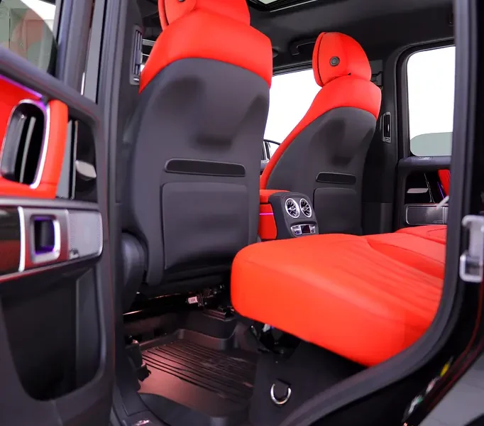 2027 Mercedes-Benz G-Class G 63 AMG 4.0L V8 Biturbo Engine Black Red SUV CARBON INTERIOR