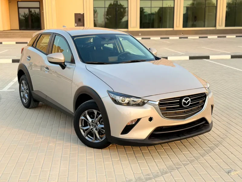 2024 Mazda CX-3 GS 4 Cylinders Petrol Engine Silver Black Crossover GCC Specs Automatic