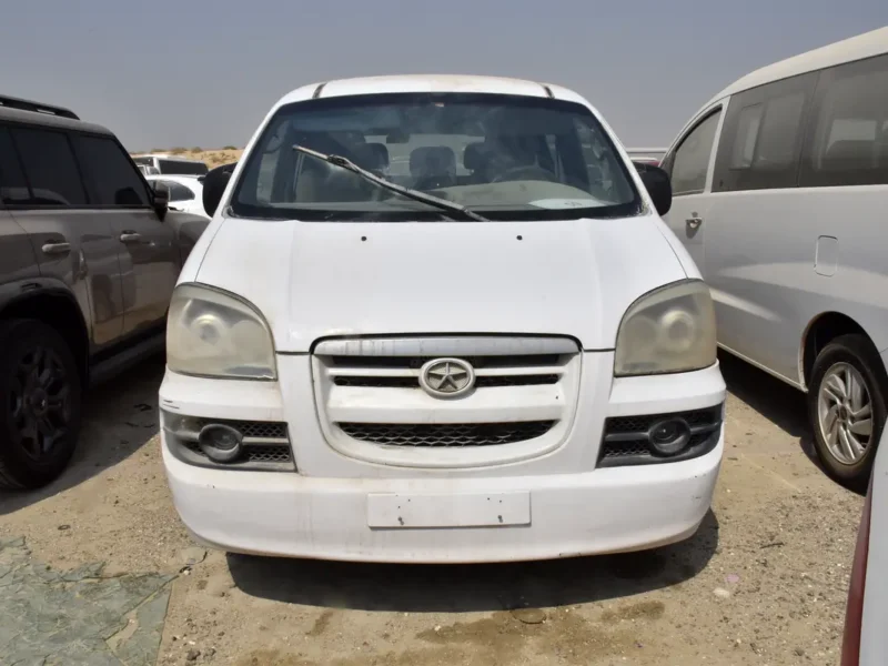 2015 JAC M1 Refine 4 Cylinders Petrol Engine White Grey Van GCC Specs Automatic
