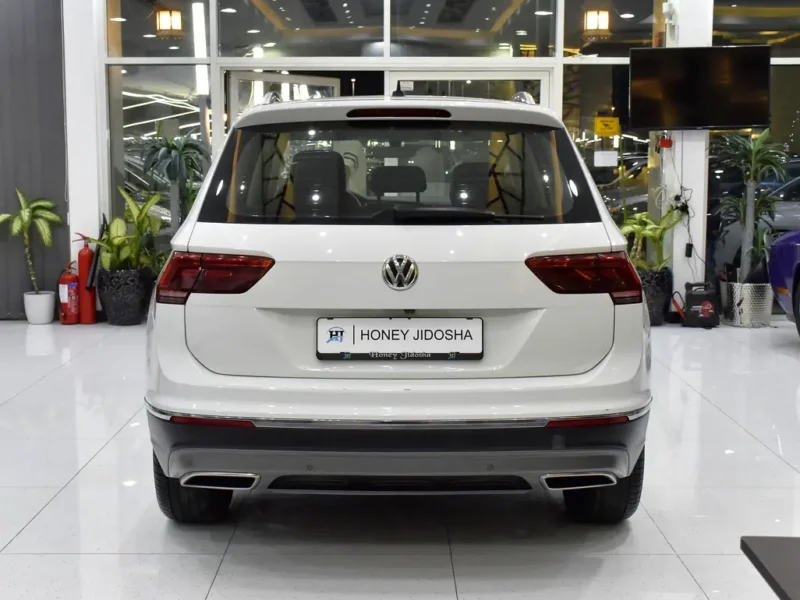 2019 Volkswagen Tiguan SEL 4 Cylinders Petrol Engine White Beige Crossover GCC Specs