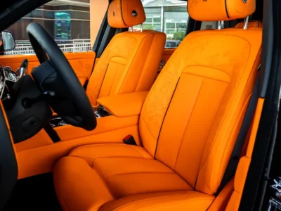 2026 Rolls-Royce Cullinan Black Badge Twin-Turbo V12 Petrol Engine Black Orange SUV