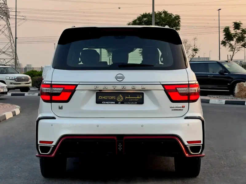 2024 Nissan Patrol Nismo 5.6 Liters 8 Cylinders Petrol Engine White Red SUV GCC Specs