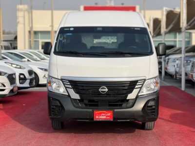 2024 Nissan Urvan High-Roof 2.7 Litres 4 Cylinders Engine Manual GCC 3 Seats White Grey Van