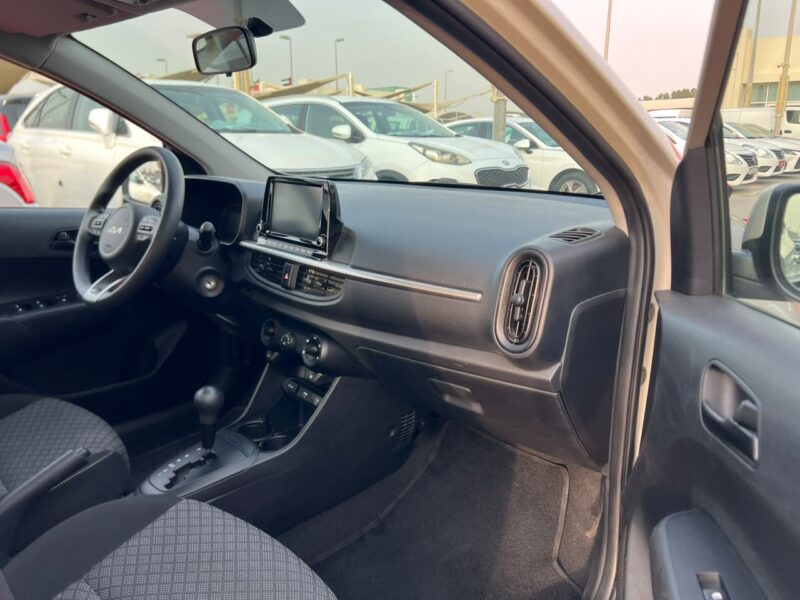 2024 Kia Picanto 1.2 Litres 4 Cylinders Petrol Engine Beige Grey Hatchback GCC Specs