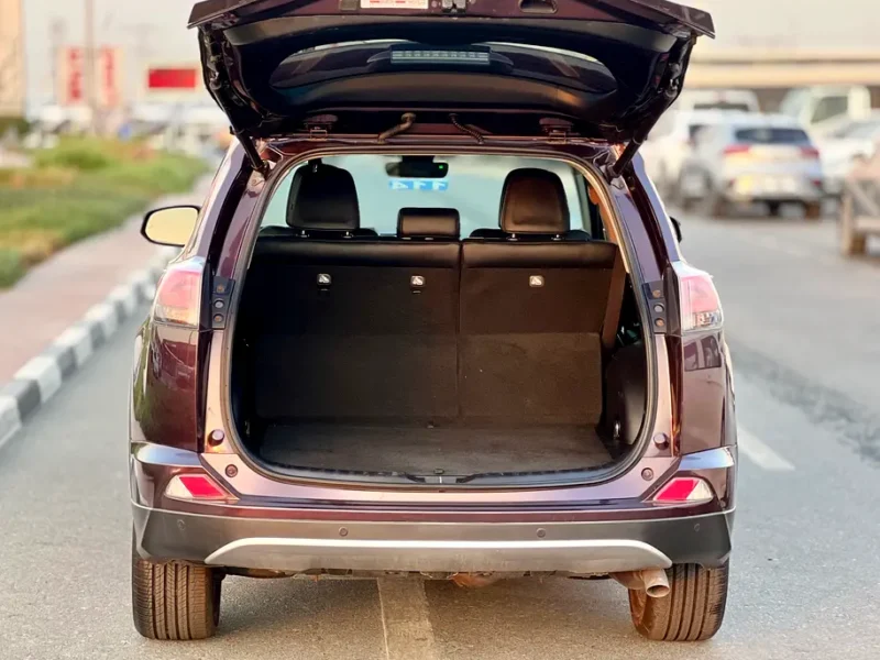 2017 Toyota Rav 4 Limited 4 Cylinders Petrol Engine Maroon Black SUV American Specs