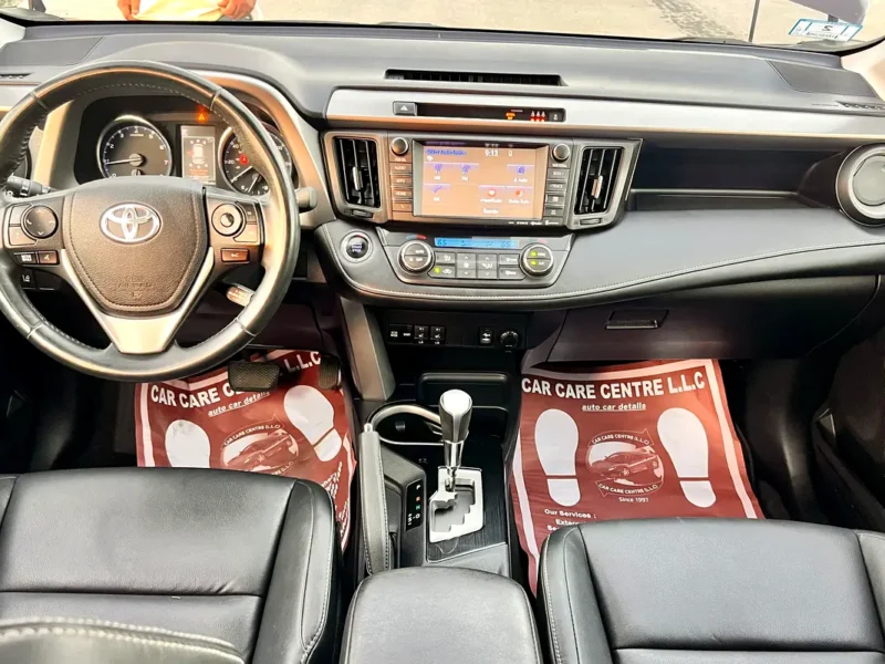 2017 Toyota Rav 4 Limited 4 Cylinders Petrol Engine Maroon Black SUV American Specs