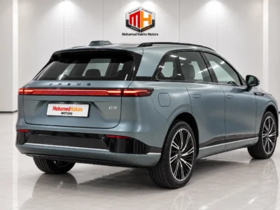 2027 XPENG G9 LONG RANGE ELECTRIC Vehicle Green Tan SUV GCC Specs Automatic