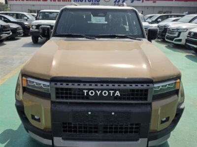 2027 TOYOTA PRADO ADVENTURE 2.8 Litres 4 Cylinders Diesel Engine Gold Brown SUV GCC