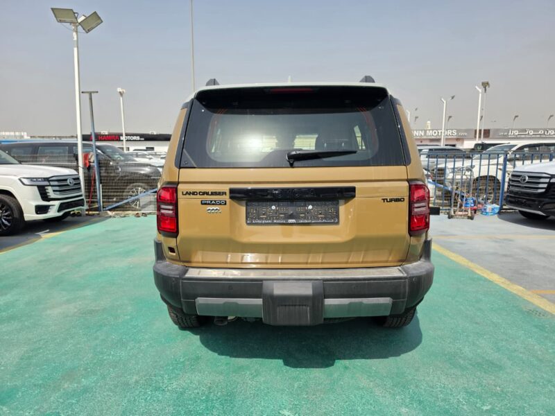 2027 TOYOTA PRADO ADVENTURE 2.7 Litres 4 Cylinders Petrol Engine Gold Brown SUV GCC