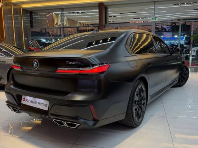 2023 BMW 760i xDRIVE M SPORT 4.4 Liters 8 Cylinders Petrol Engine Black Tan Sedan GCC