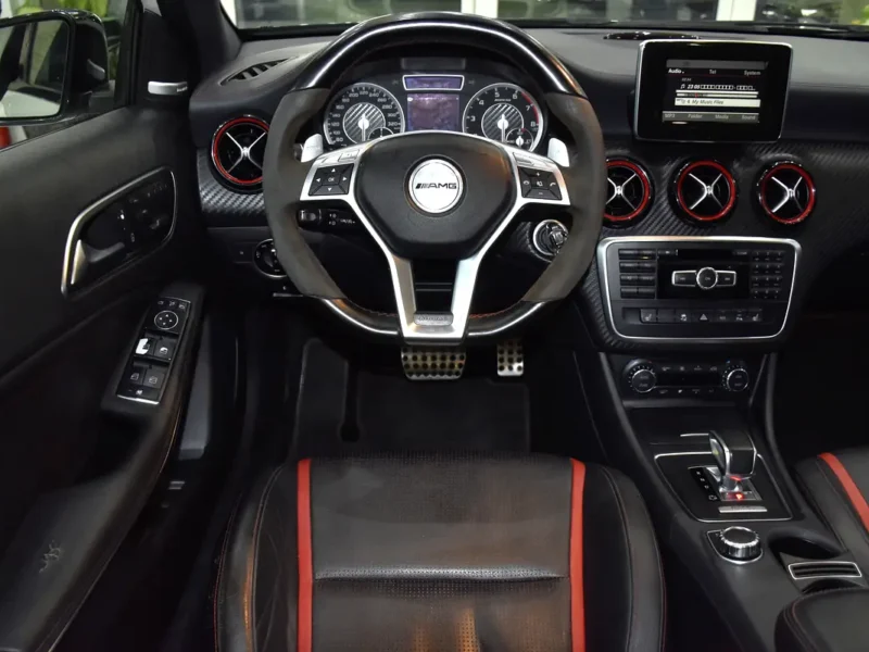 2014 Mercedes-Benz A-Class A 45 AMG 4MATIC Edition 1 4 Cylinders White Black Hatchback GCC