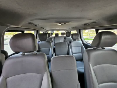 2015 Hyundai H1 GL 4 Cylinders Diesel Engine 12 Seat Full Option Silver Grey Van Korean Specs