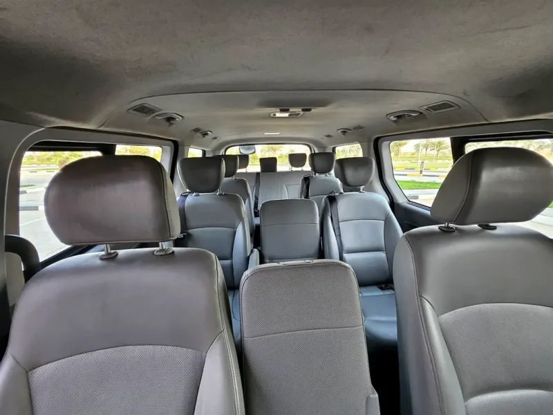 2015 Hyundai H1 GL 4 Cylinders Diesel Engine 12 Seat Full Option Silver Grey Van Korean Specs