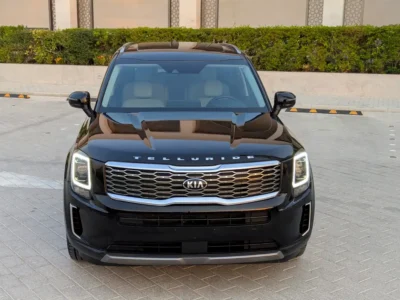 2020 Kia Telluride 3.8L V6 Engine Petrol Engine Black Beige SUV GCC Specs Excellent Condition