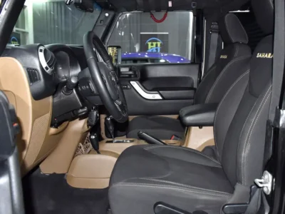 2015 Jeep Wrangler Sahara 3.6L Pentastar 6 Cylinders Petrol Engine Black Crossover Automatic