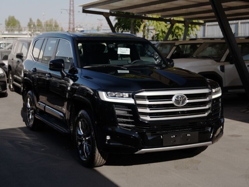 2026 Toyota Land Cruiser VXR 3.5 Litres 6 Cylinders Hybrid Engine Black SUV European Specs