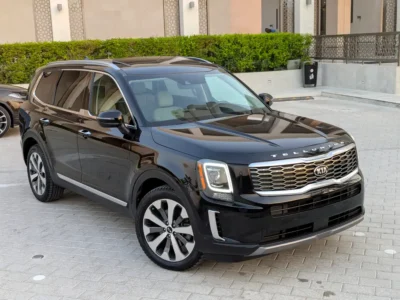 2020 Kia Telluride 3.8L V6 Engine Petrol Engine Black Beige SUV GCC Specs Excellent Condition