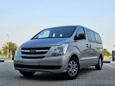 2015 Hyundai H1 GL 4 Cylinders Diesel Engine 12 Seat Full Option Silver Grey Van Korean Specs