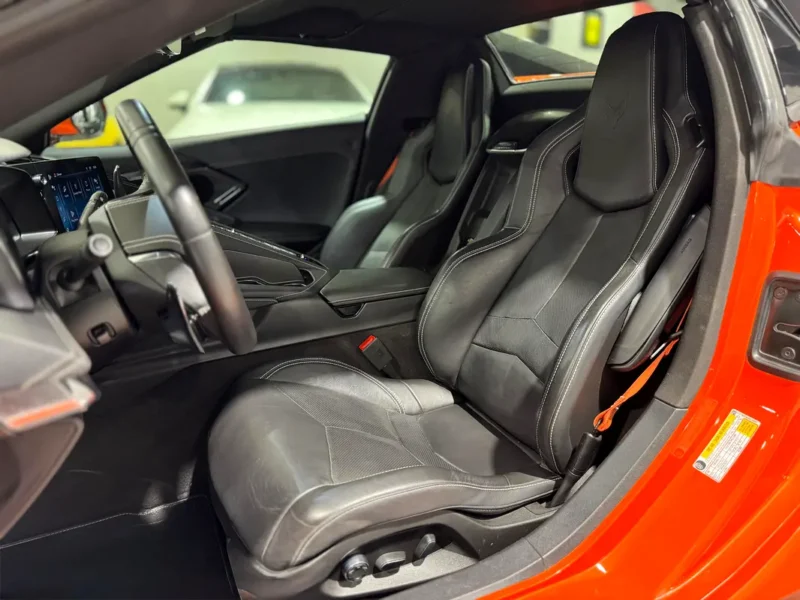 2025 Chevrolet Corvette Stingray 2LT 6.2L LT2 Naturally Aspirated V8 Engine Orange Black Coupe