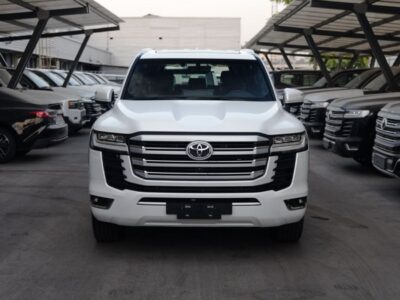 2026 Toyota Land Cruiser VXR 3.5 Litres 6 Cylinders Petrol Engine White Black SUV Automatic