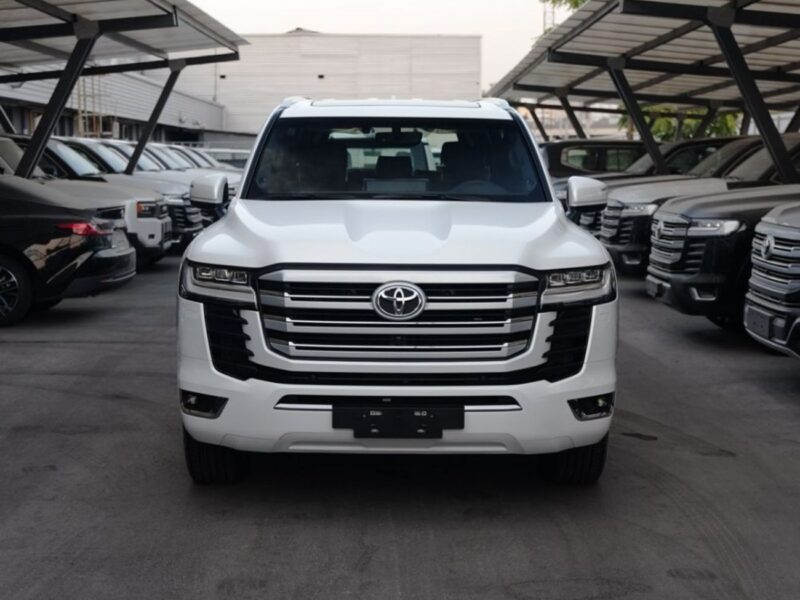 2026 Toyota Land Cruiser VXR 3.5 Litres 6 Cylinders Petrol Engine White Black SUV Automatic