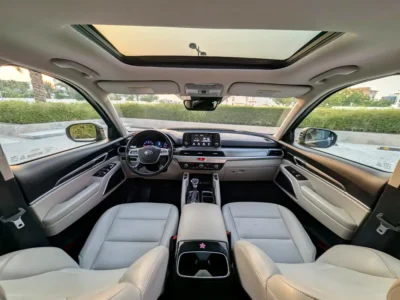 2020 Kia Telluride 3.8L V6 Engine Petrol Engine Black Beige SUV GCC Specs Excellent Condition