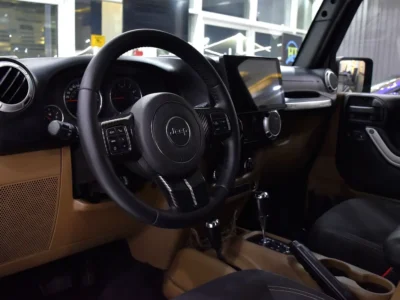 2015 Jeep Wrangler Sahara 3.6L Pentastar 6 Cylinders Petrol Engine Black Crossover Automatic
