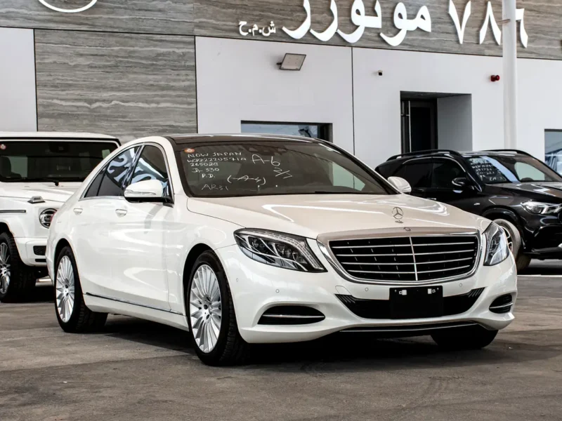 2016 Mercedes-Benz S-Class S 400 6 Cylinders Petrol Engine White Black Sedan Automatic