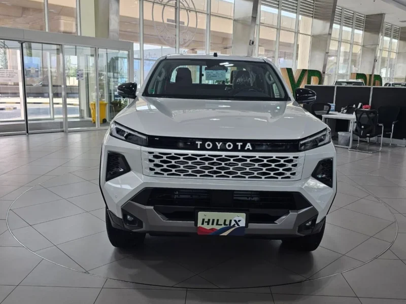 2027 Toyota Hilux 2.8 Litres 4 Cylinders Diesel Engine White Red Pickup Truck GCC Specs