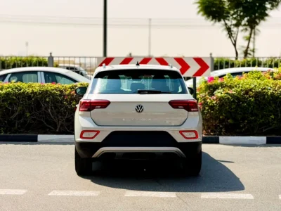 2024 Volkswagen T-Roc Life 1.4 Litres 4 Cylinders Petrol Engine White Black Crossover GCC