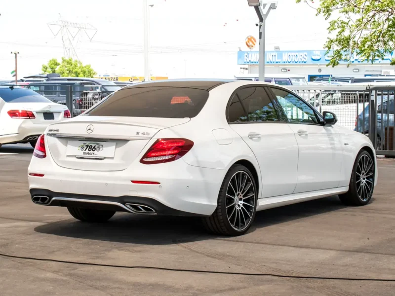 2018 Mercedes-Benz E-Class E 43 6 Cylinders Petrol Engine White Black Sedan Japanese Specs