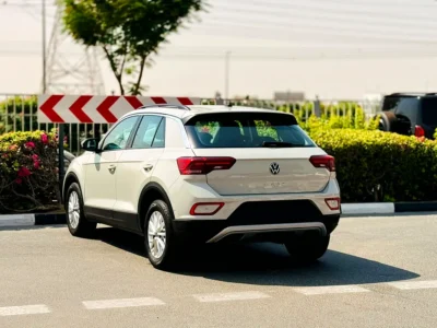 2024 Volkswagen T-Roc Life 1.4 Litres 4 Cylinders Petrol Engine White Black Crossover GCC