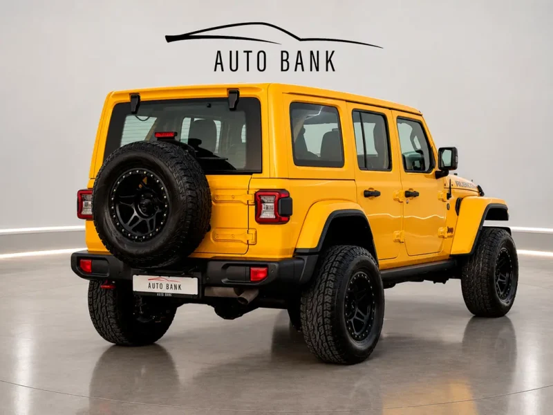 2020 Jeep Wrangler Rubicon 6 Cylinders Petrol Engine Yellow Black SUV GCC Specs Automatic