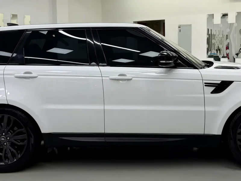 2017 Land Rover Range Rover Sport HSE Dynamic 6 Cylinders Petrol Engine White Red SUV