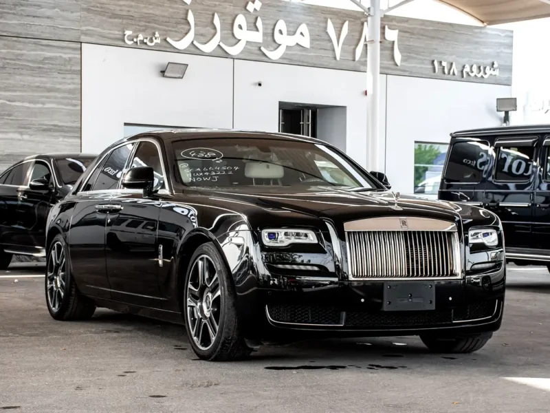 2017 Rolls-Royce Ghost Standard 12 Cylinders Petrol Engine Black Beige Sedan Automatic