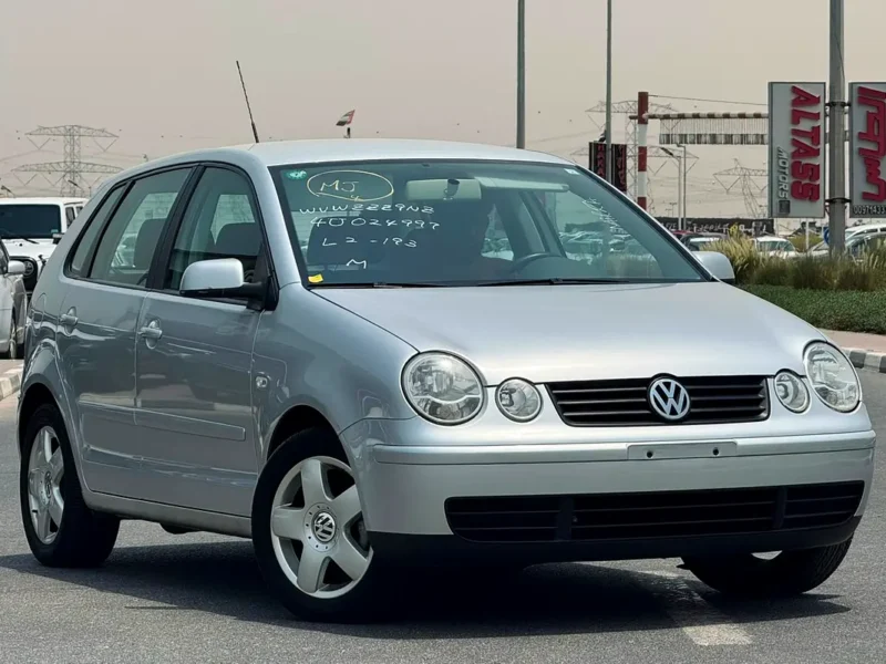 2004 Volkswagen Polo 4 Cylinders Petrol Engine Silver Black Hatchback Japanese Specs