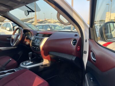 2020 Nissan Navara 2.5 Litres 4 Cylinders Petrol Engine White Red Pickup Truck GCC Specs