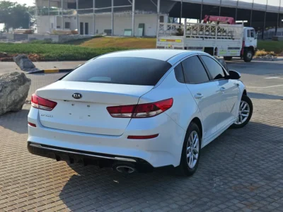 2020 Kia Optima EX Premium 4 Cylinders Petrol Engine White Beige Family Sedan GCC Specs